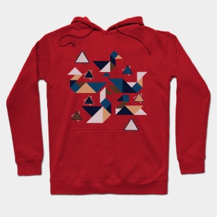 Geometrical Swan Hoodie